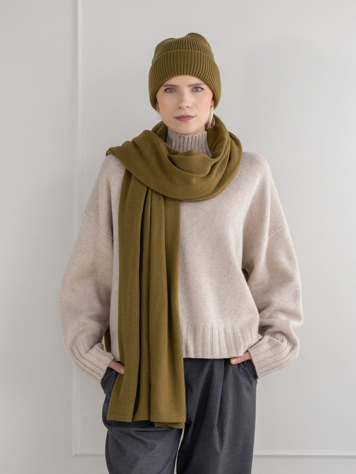 SjaalMania Cosy Chic travelwrap in Bronze Mist