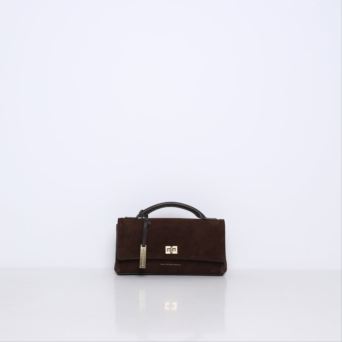 SMAAK Amsterdam Charlton Suede Tas in Moss
