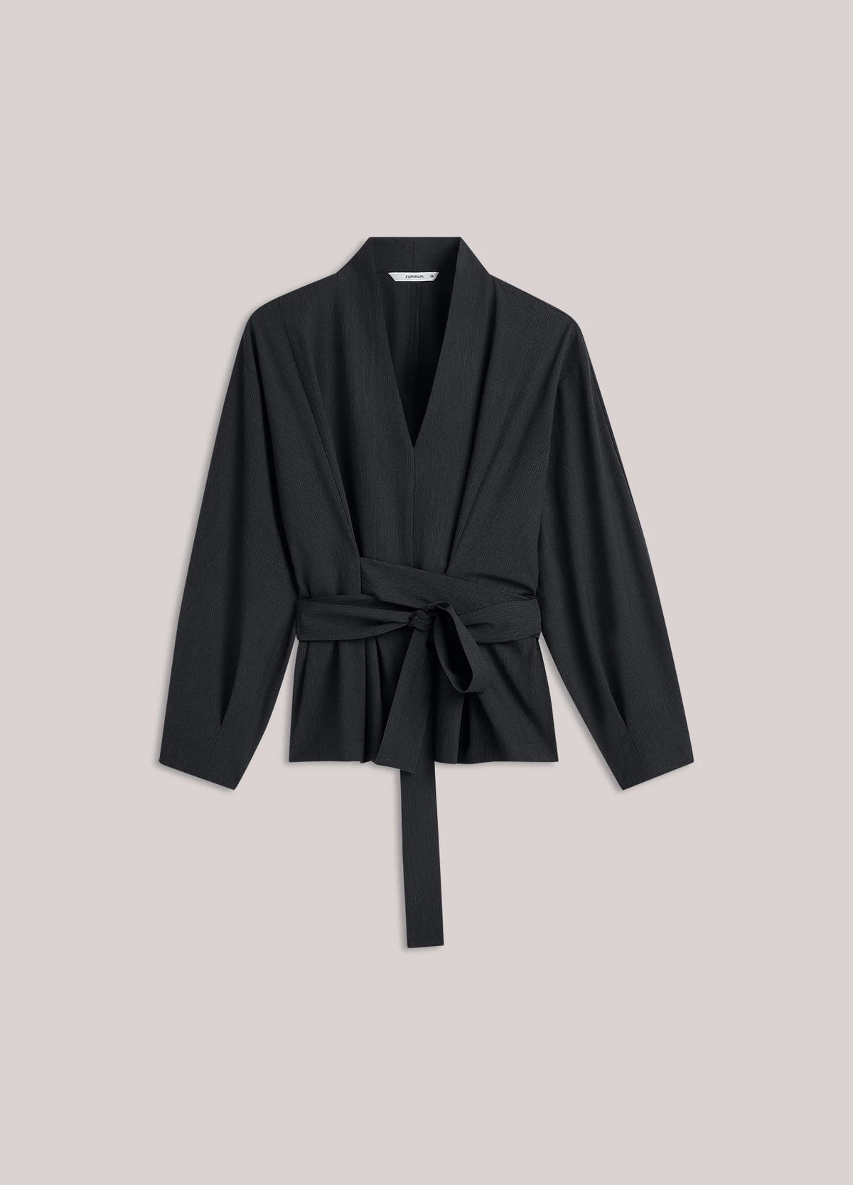 Summum wikkeltop met pinstripe in blauw packshot