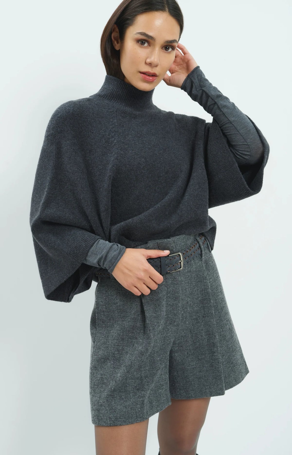 yaya-trui-wide-sleeve-dark-anthracite-melange-01-000655-610-